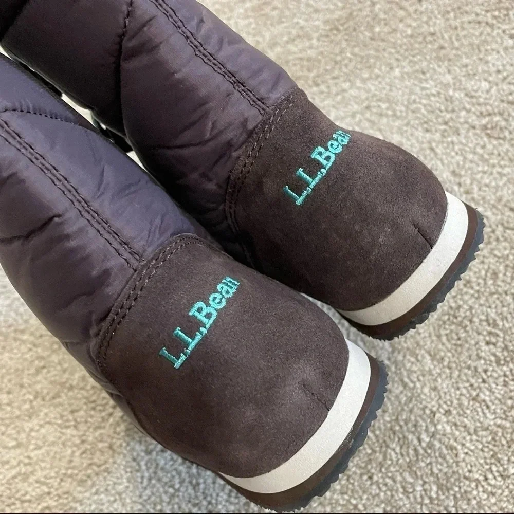 NWOT L.L.Bean Carrabassett Waterproof Lace Up Winter Snow Boots 6.5 Medium